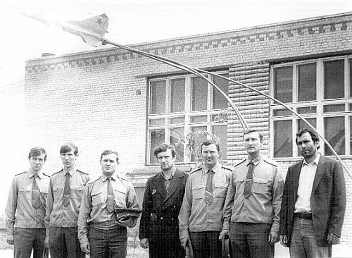 USSR 404th regiment MiG-23M crew at Orlovka airport