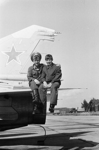 Soviet MiG-23M tail at Orlovka